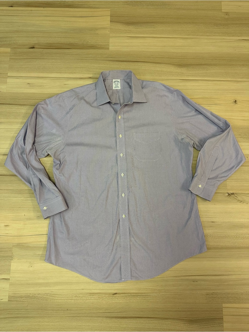 Brooks Brothers Regent Supima Cotton Non Iron Check Shirt 17.5 35
